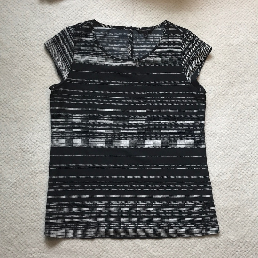 Black and White Banana Republic Shirt